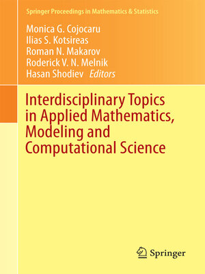cover image of Interdisciplinary Topics in Applied Mathematics, Modeling and Computational Science